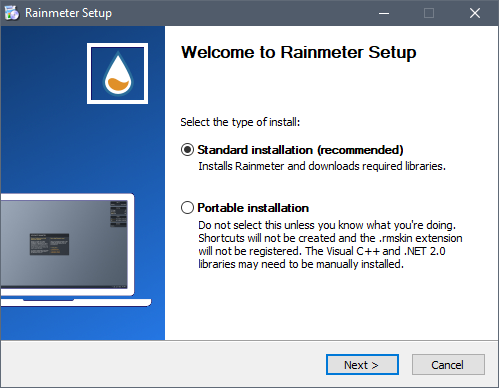 rainmeter skin installer for windows 7